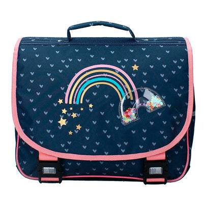 Cartable MILKY KISS Puffy rainbow 38cm 2 compartiments