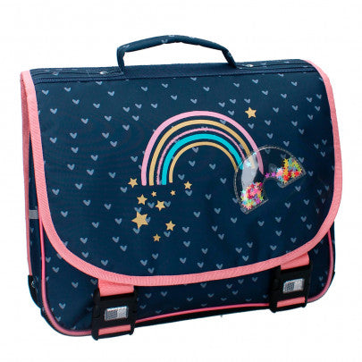 Cartable MILKY KISS Puffy rainbow 38cm 2 compartiments