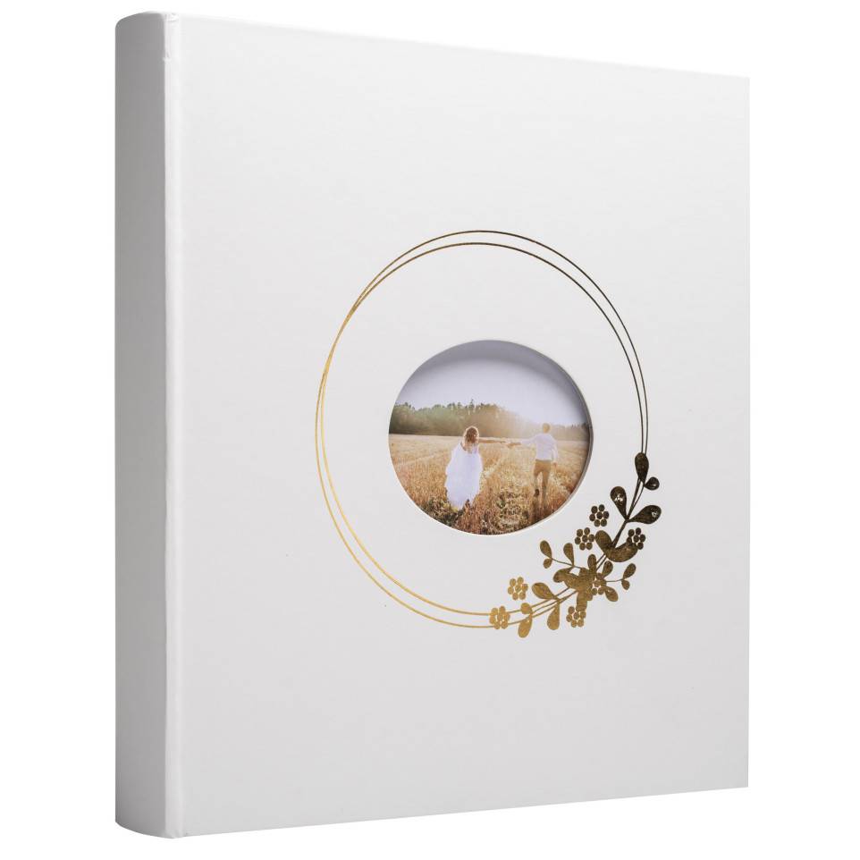 Album livre 60pbl 29x3-2cm Ringflower blanc/ Pc.