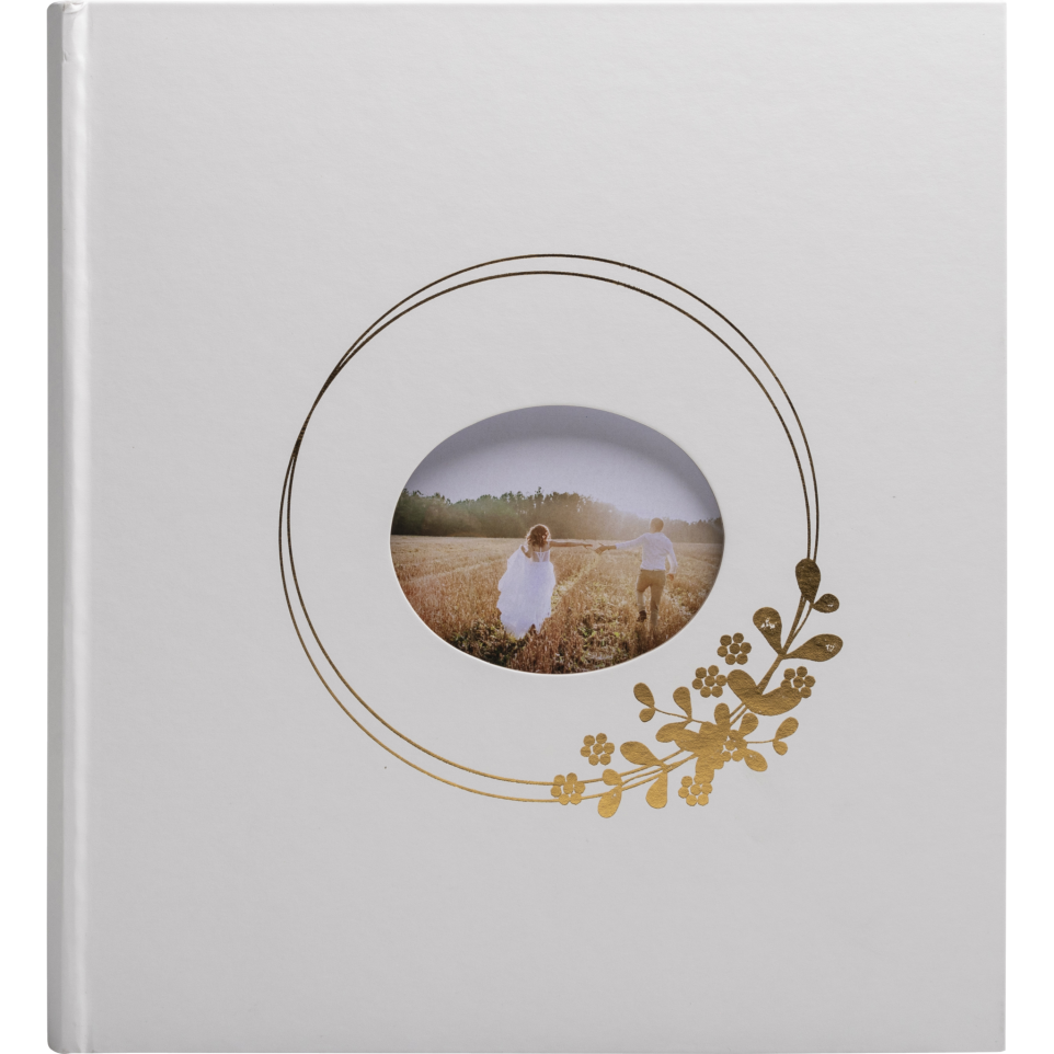 Album livre 60pbl 29x3-2cm Ringflower blanc/ Pc.