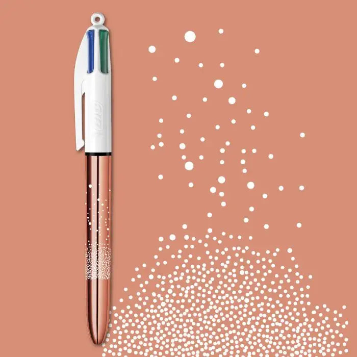 Collection BIC 4 Couleurs - Noël scintillant (violet)