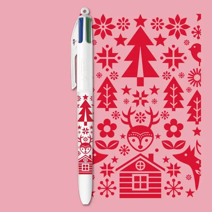 Collection BIC 4 Couleurs - Motifs de Noël