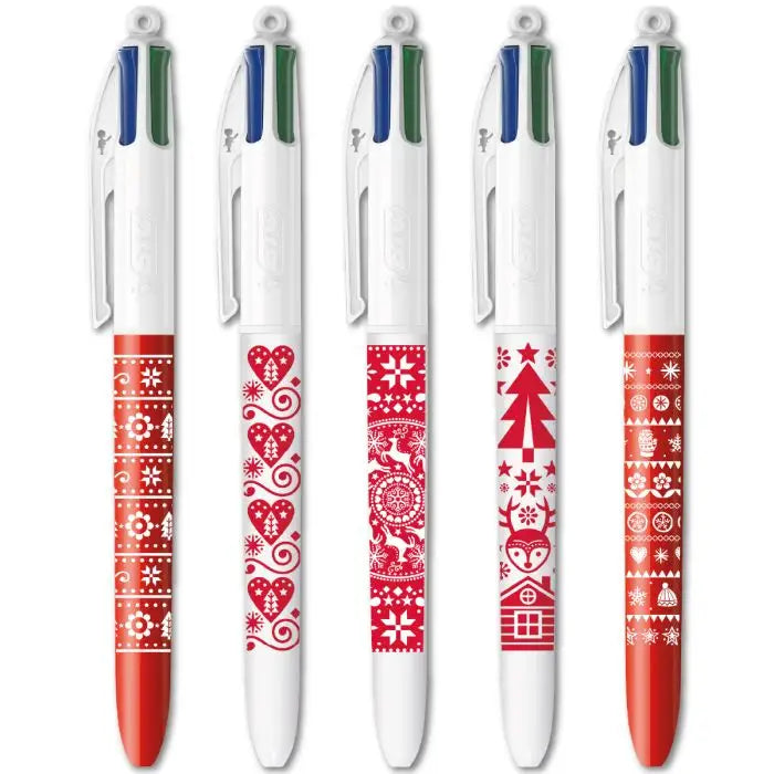 Collection BIC 4 Couleurs - Motifs de Noël