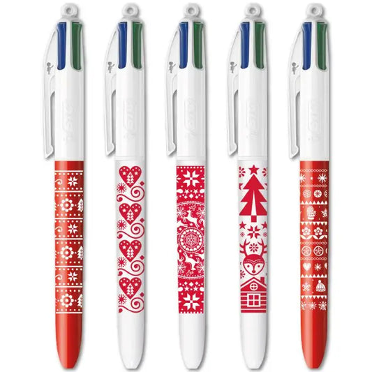 Collection BIC 4 Couleurs - Motifs de Noël