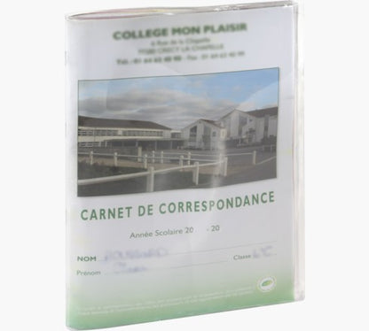 PROTÈGE CARNET DE CORRESPONDANCE - COULEURS ASSORTIES