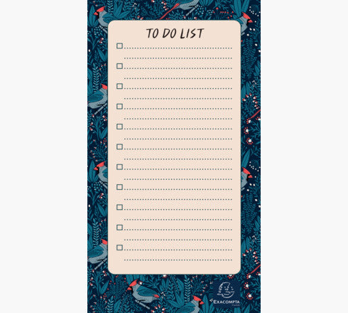 TO DO LIST COLOR DESIGN 10 X 18 CM - COLORIS ALÉATOIRE