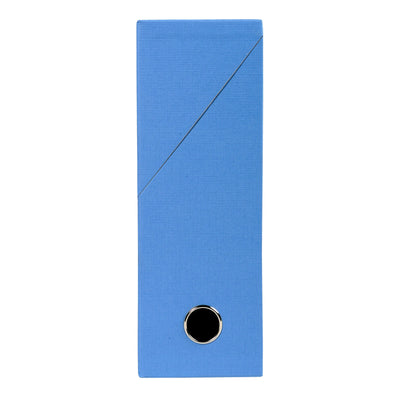 Boîte de classement carton papier grain toile dos 9 cm - couleurs assorties