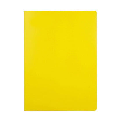 Lot de 5 cahiers polypro GRAPHMATE 24x32 96p grands carreaux Séyès - Bleu Rouge Vert Jaune Incolore