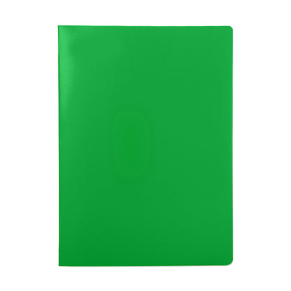 Lot de 5 cahiers polypro GRAPHMATE 24x32 96p grands carreaux Séyès - Bleu Rouge Vert Jaune Incolore