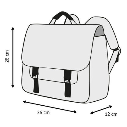 Cartable CHACHA Cherry 36 cm 2 compartiments
