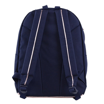 Sac à dos Glitter Butterfly ANONYM 2 compartiments bleu marine