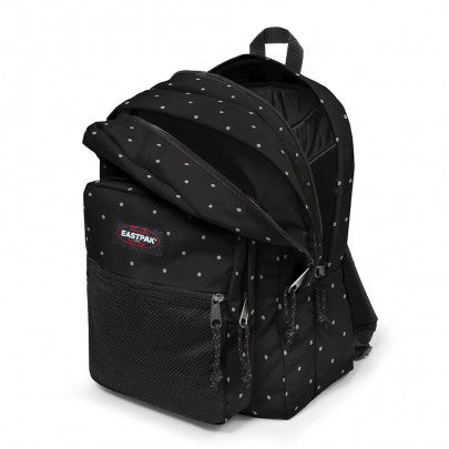 Sac à dos EASTPAK Pinnacle Glitter Dots Black Silver 2 compartiments Noir