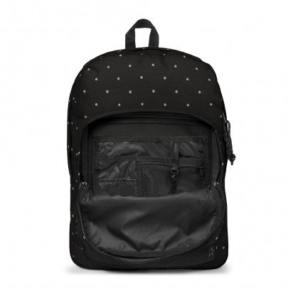 Sac à dos EASTPAK Pinnacle Glitter Dots Black Silver 2 compartiments Noir