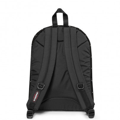 Sac à dos EASTPAK Pinnacle Glitter Dots Black Silver 2 compartiments Noir