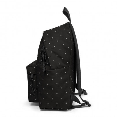 Sac à dos EASTPAK Padded Pak'r Glitter Dots Black Silver 1 compartiment Noir