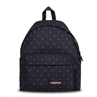 Sac à dos EASTPAK Padded Pak'r Glitter Dots Marine Gold 1 compartiment Bleu