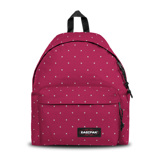 Sac à dos EASTPAK Padded Pak'r Glitter Dots Wine Silver 1 compartiment Bordeaux