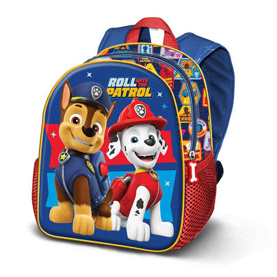 Sac à dos maternelle 3D PAT PATROUILLE Duty 1 compartiment bleu