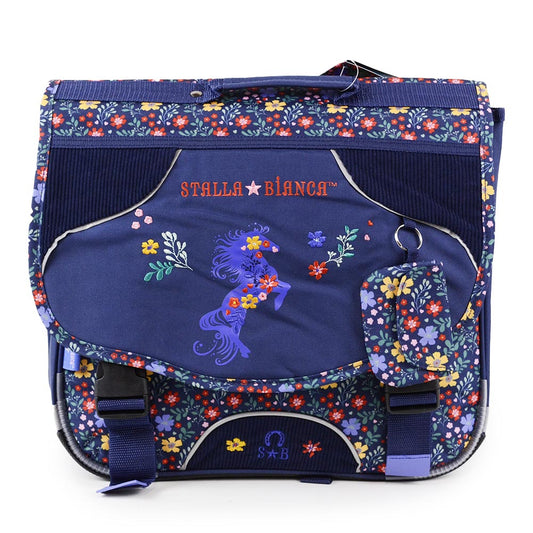 Cartable STALLA BIANCA Polka 38cm 2 compartiments