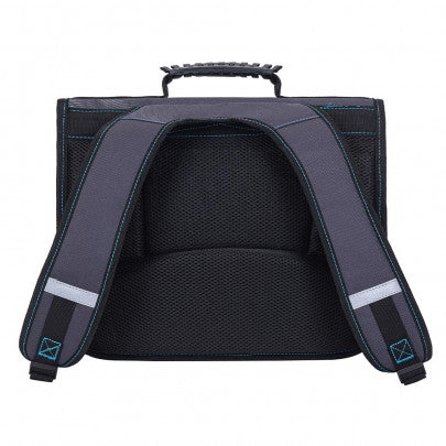 Cartable OLYMPIQUE DE MARSEILLE 38cm 2 compartiments noir