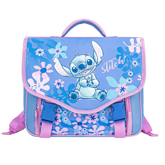 Cartable LILO ET STITCH 38cm Floral Vibes 2 compartiments