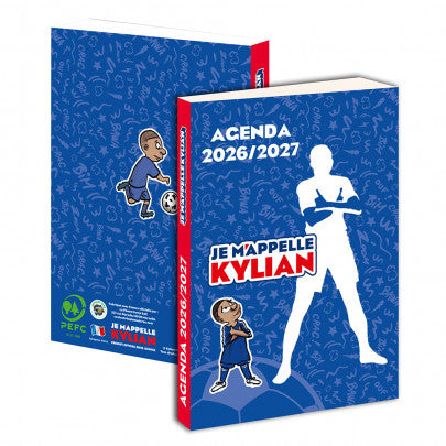 Agenda scolaire JE M'APPELLE KYLIAN 2026-2027
