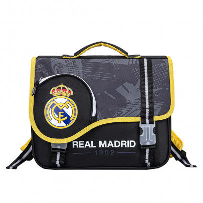 Cartable REAL MADRID 38cm 2 compartiments noir