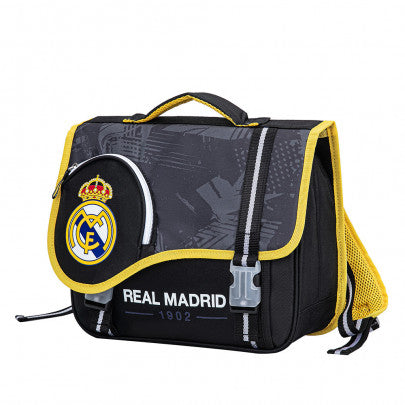Cartable REAL MADRID 38cm 2 compartiments noir