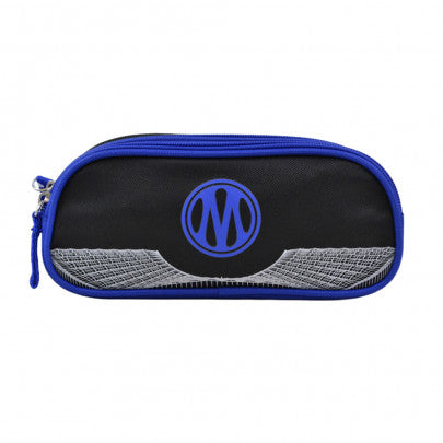 Trousse rectangulaire OM 2 compartiments noir et bleu
