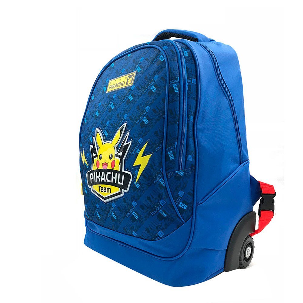 Sac à dos à roulettes POKEMON Pikachu Team 2 compartiments