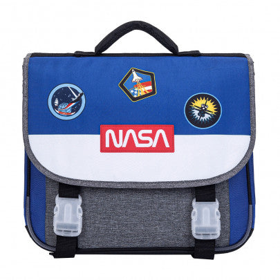 Cartable NASA Space 38cm 2 compartiments Bleu