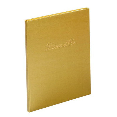 Livre d'or EXACOMPTA - Balacron - 26x22cm - Tranche OR