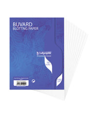 Buvard 7000 16x21 cm 10 feuilles uni 100 g teinte blanche