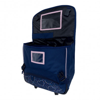 Cartable à roulettes LOLA ESPELETA Disco Love 38cm 2 compartiments