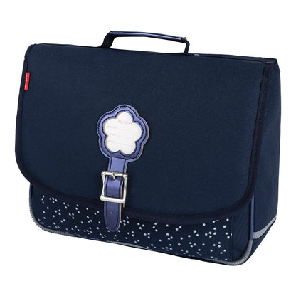 Cartable KICKERS Blue Flower 35cm 1 compartiment