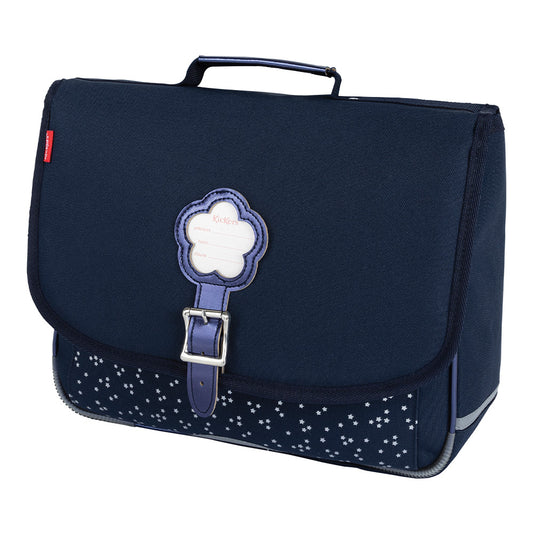 Cartable KICKERS Blue Flower 35cm 1 compartiment