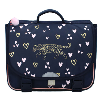 Cartable MILKY KISS Heart Of Gold 38cm 1 compartiment tigre