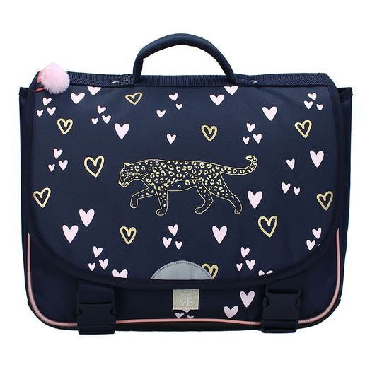 Cartable MILKY KISS Heart Of Gold 38cm 1 compartiment tigre